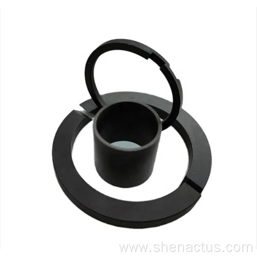 Carbon filled ptfe piston shaft sealing